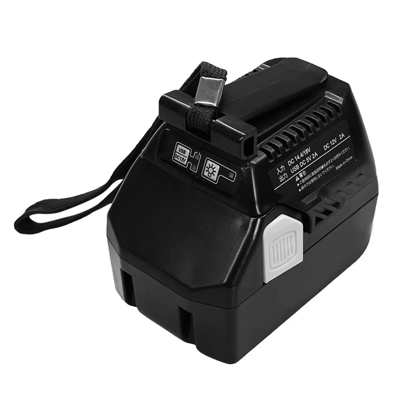 Batterie au lithium pour HIT156 I, adaptateur USB, lumière LED réglable, BSL1830, BSL18UA (SA), 14.4V-18V, EBM1830, BSL1415