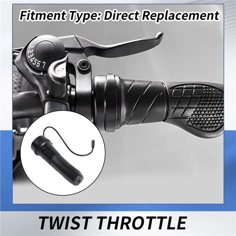 Multi-Purpose NEW Front Twist Throttle For OUXI V8 Fat E-Bike Ensuring A Seamless Replacement Experience For Bike Enthusiasts