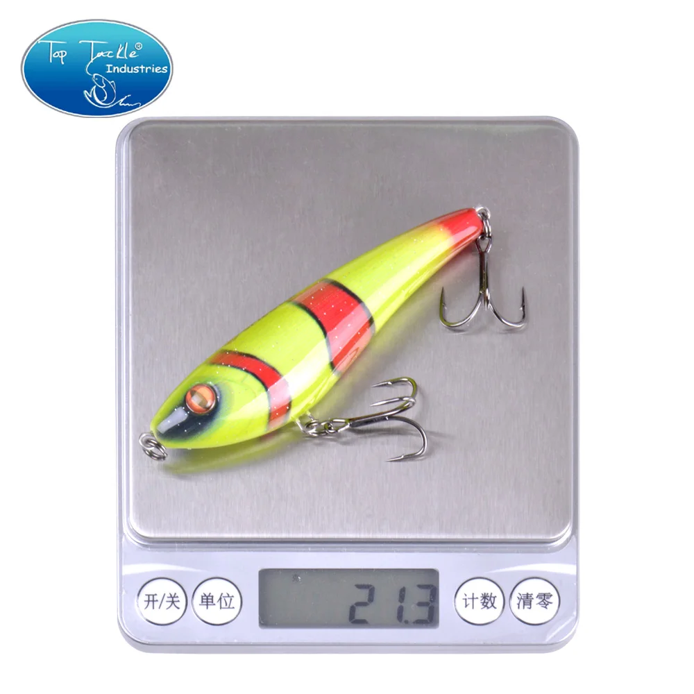 95mm 21g Slow Sinking Explorer Jerk Bait Fishing Lure Bait With VMC Anti-Corrosion Strength Treble Hooks