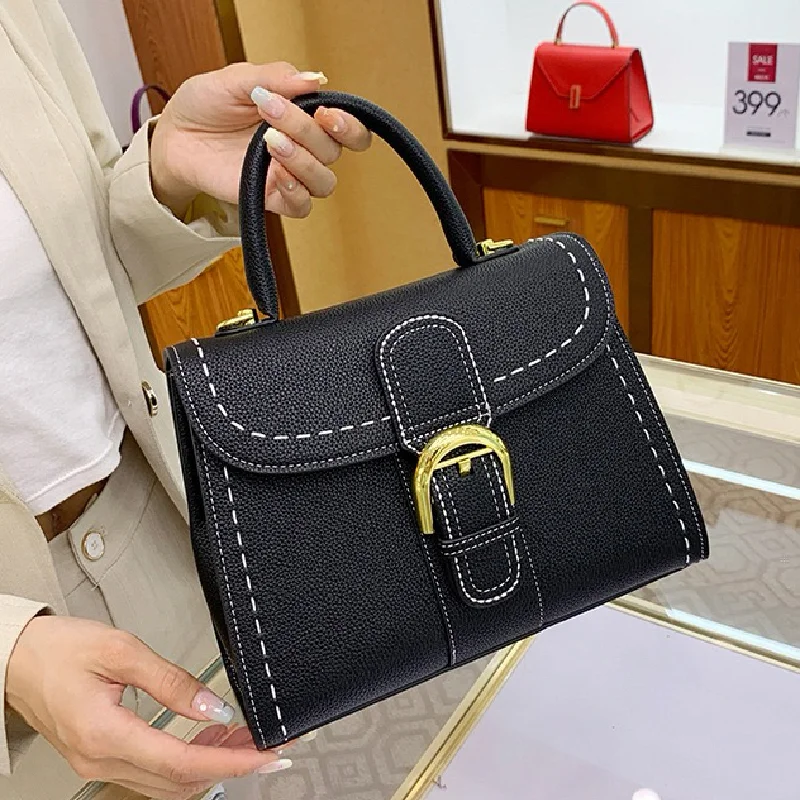 Large Capacity Saddle Bag Saddle Buckle Women\'s Bag Kelly Bag Guangzhou High-quality Crossbody Handbag