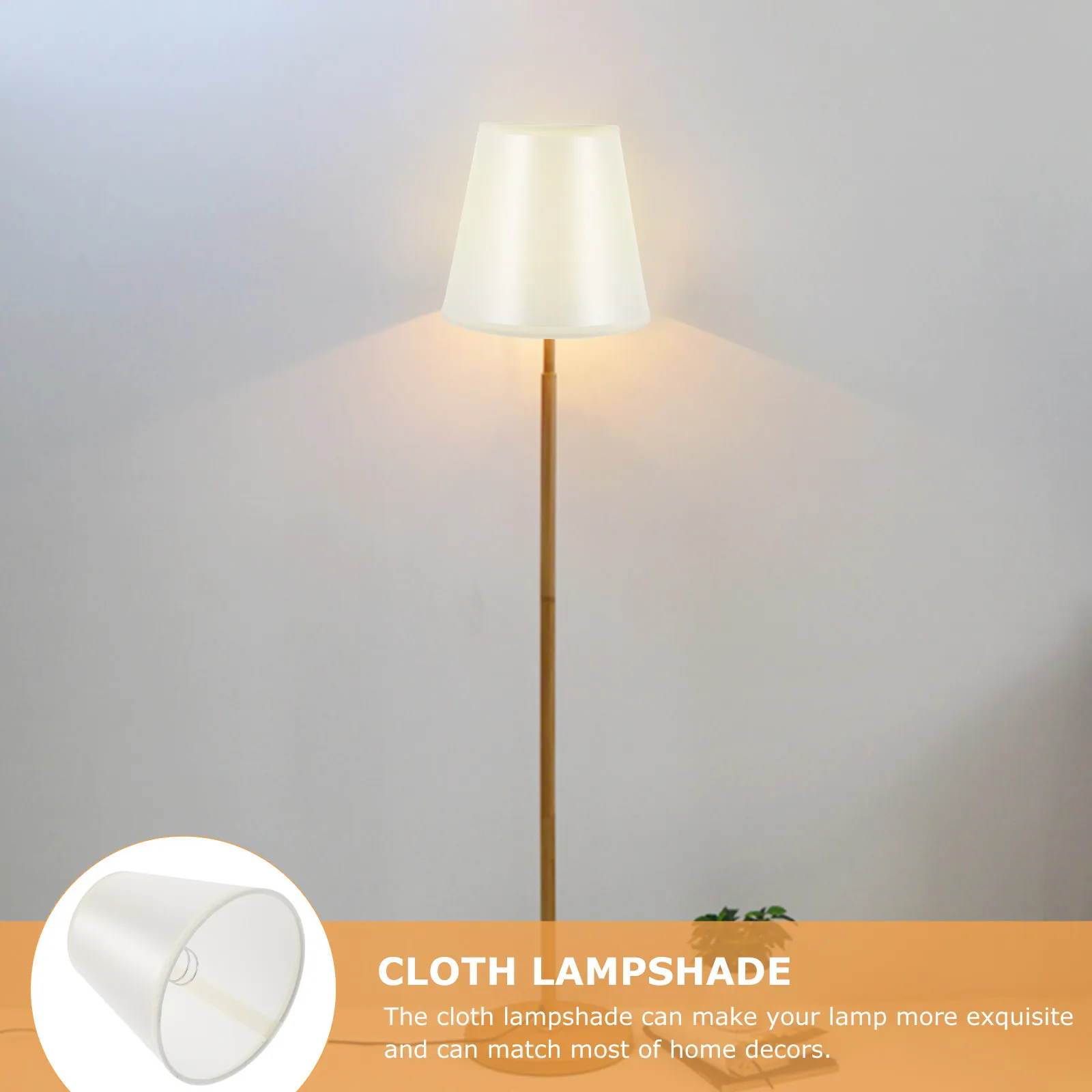 

1Pcs Cloth Lampshade Clip-on Bubble Style Dust-Resistant Decorative Lamp Cover for Home Wall Floor Ceiling Light Fixture
