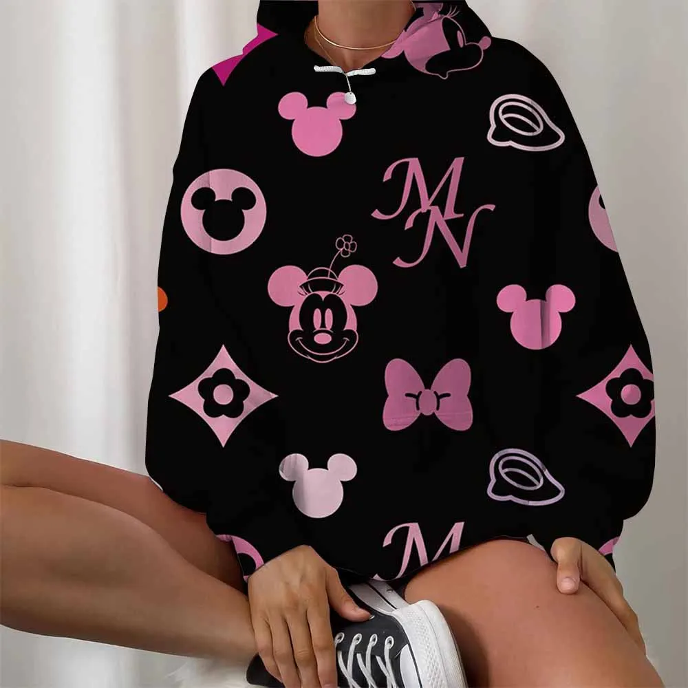 Disney-Moletom Feminino Com Capuz Minnie Mickey Mouse Estampado Manga comprida, Capuz feminino, Π’ΠΎΠΏΡ Harajuku casuais, Roupas De Disney-Moletom Feminino Com Capuz Minnie Mickey Mouse Estampado Manga comprida, Capuz feminino, Π’ΠΎΠΏΡ Harajuku casuais, Roupas De