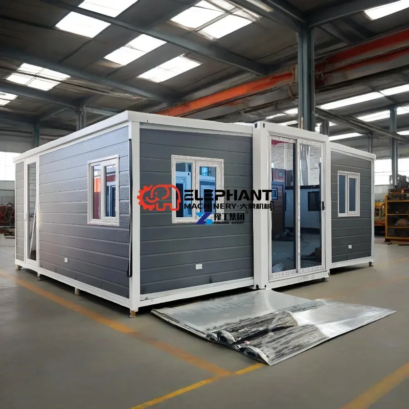 20FT Prefabricated Steel Structural Materials Factory Direct Container House Sales Modular Assembly Type House Two Bedrooms