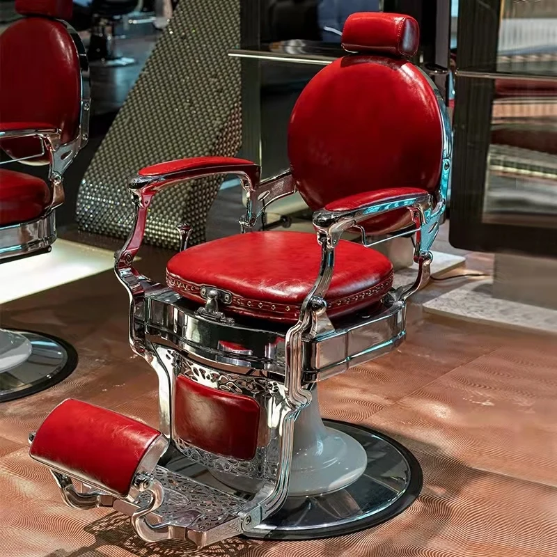 

Adjustable Luxury Barber Chair Waiting High Hair Cutting Salon Barber Chair Hairdressing Silla De Barbero Barber Accesories