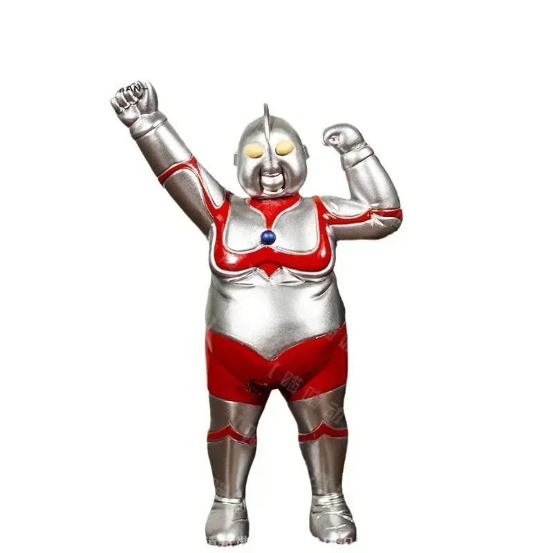 18cm Ultramans Anime Gk Ultraman Obesity Kawaii PVC Model Toy Doll Funny Handmade Cosplay room Decoration kids Birthday Gift #6