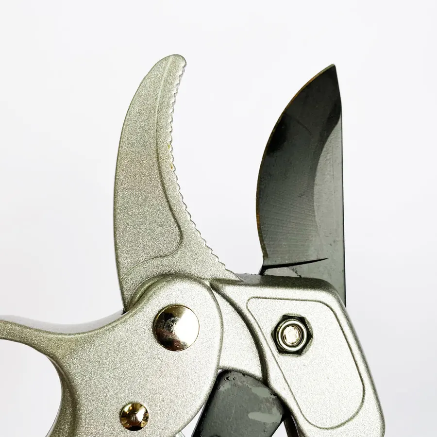 Professional Ratchet Pruning Shears & Grafting Tools with Anti-Slip PTFE Coated Handle Forged Steel Construction view 2