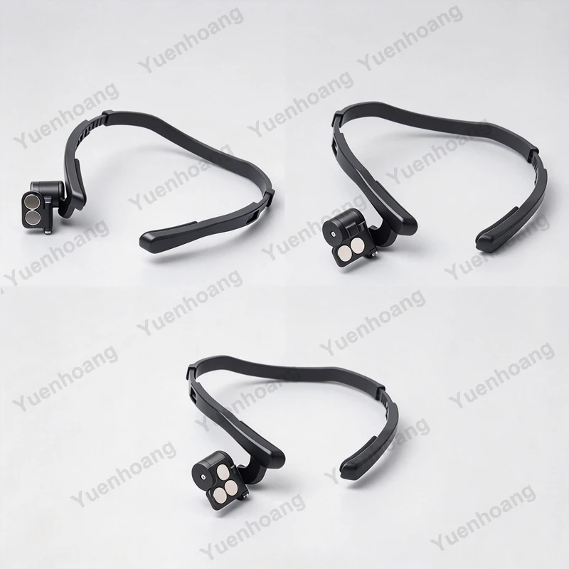 1PCS For DJI Nano Action Camera Adjustable Telescopic Head Strap Magnetic Quick-Release Over-Ear Mount POV Shooting Accessory