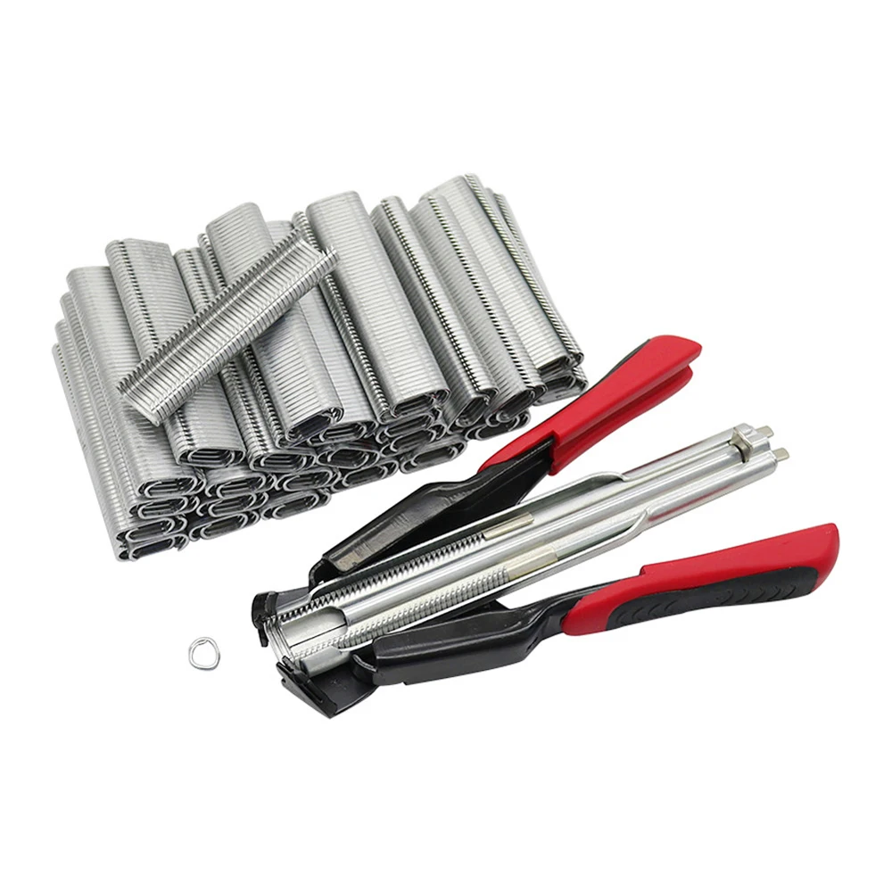 Animal Cage Installation Pliers Clamp and C Type Nails Animal Cage Clamp Chicken Pig Bird Pet Cage Accessories Installation Tool