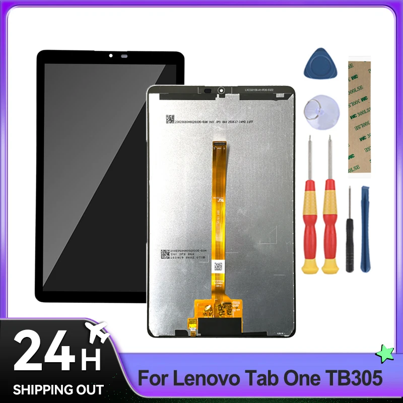 For Lenovo Tab One/TB305/ Tablet LCD Display + Touch Screen Full Assembly Tablet Replacement Parts With Tools