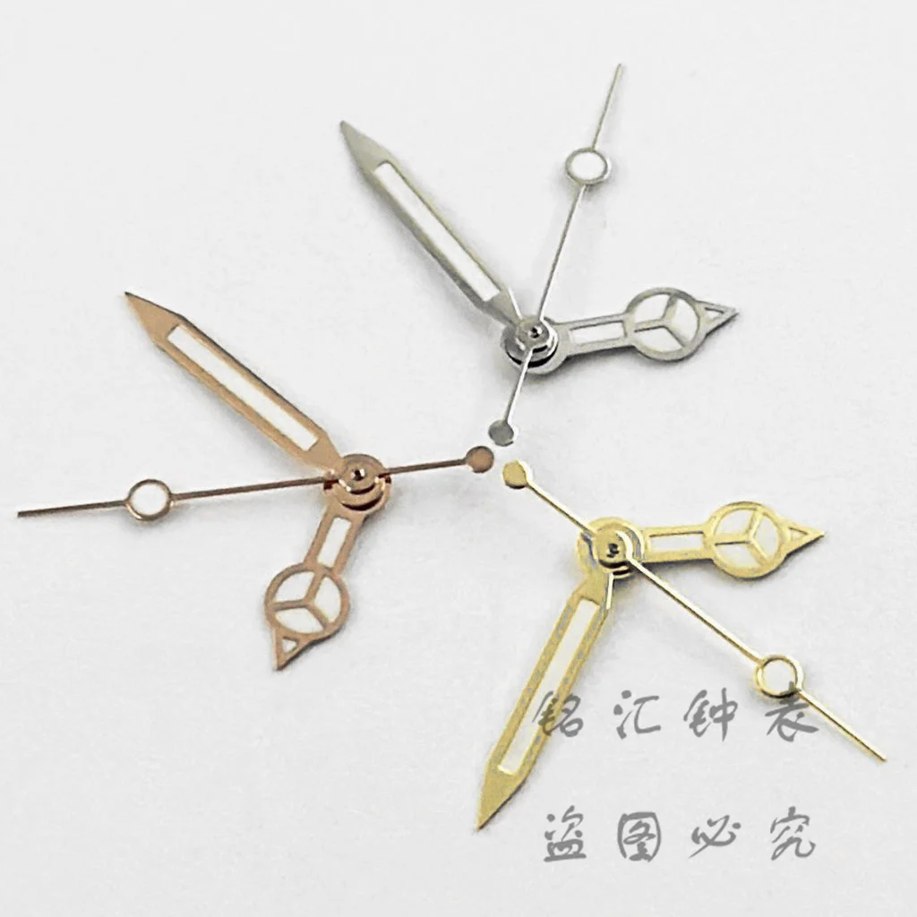 Lancette NH35 Lancette dell'orologio in oro rosa argento oro per NH35/NH36/4R/7S Movimento Orologi Puntatori Verde luminoso