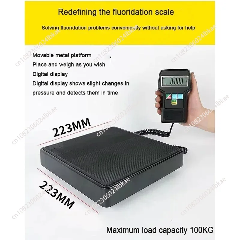 

Refrigerant Filling Scale Portable Electronic Scale Automatic Programming Quantitative Filling High-Precisio Weighing RCS-7040
