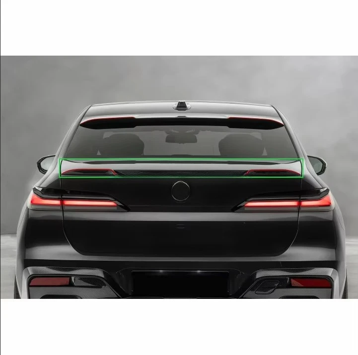 New MSY Style Full Dry 3K Twill/Forged Carbon Fiber Rear Wing Spoiler for 7 Series 2023+