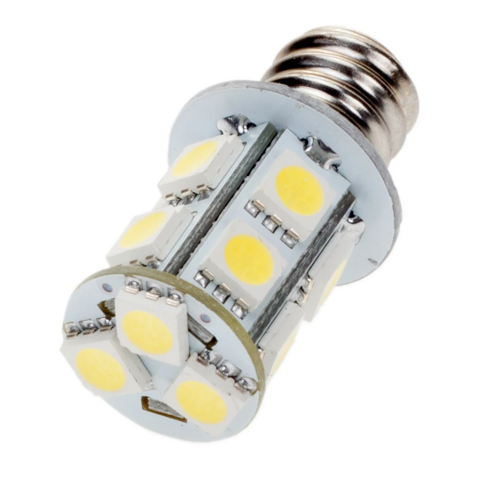 2pcs/lot 12V 24V E12 Base LED Candelabra Light Bulb Dimmable RV Marine Landscape 25W Replacement White 3500K 5500k