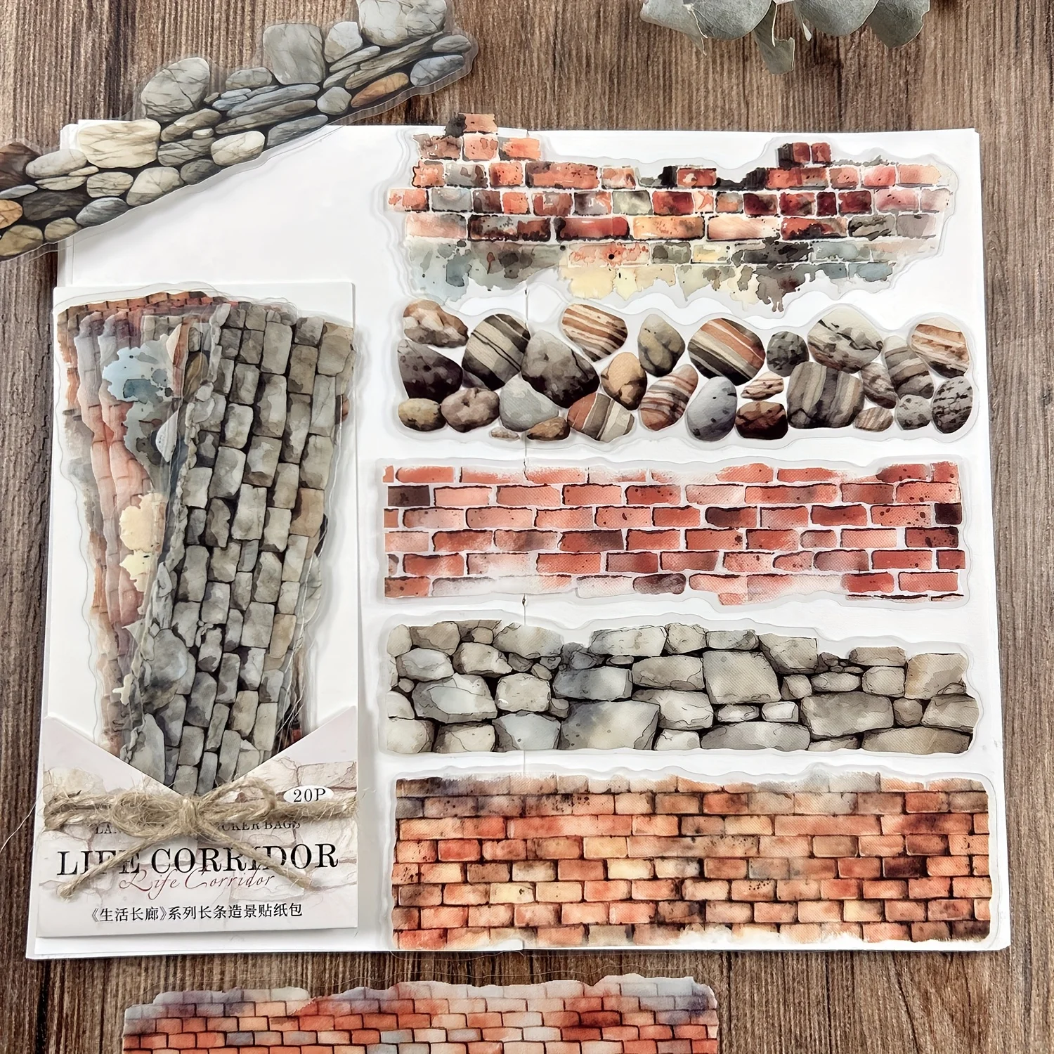 JIANQI 20 قطعة/الحزمة الأوروبية الرجعية الكولاج قطاع ملصقات DIY بها بنفسك ألبوم الديكور الكولاج غير المرغوب فيه مجلة سجل القصاصات ملصقات الحيوانات الأليفة #5