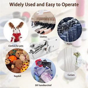 Nähmaschinen -Kit für Kinder, Multifunktional, elektronisch, mini, tragbar, tragbar, Punkt, elektrisch, automatisch, manuelles Nähen Hauptverkäufe digitale Nähmaschine - №4