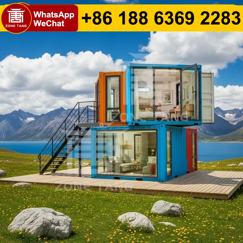 

Temperature Resistant Container Buildings Flat Pack Home Labor Camp Affordable Modular Homes Customize Pattern Premade Houses