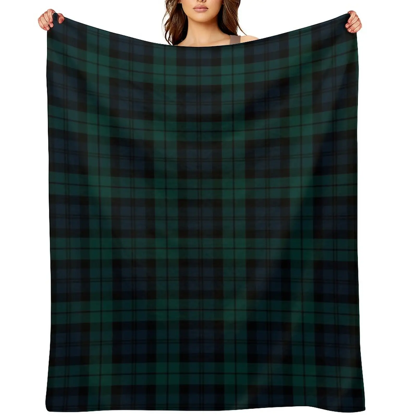 

Black Watch Tartan Plaid pattern Throw Blanket Quilt Decoratives manga Thins Blankets