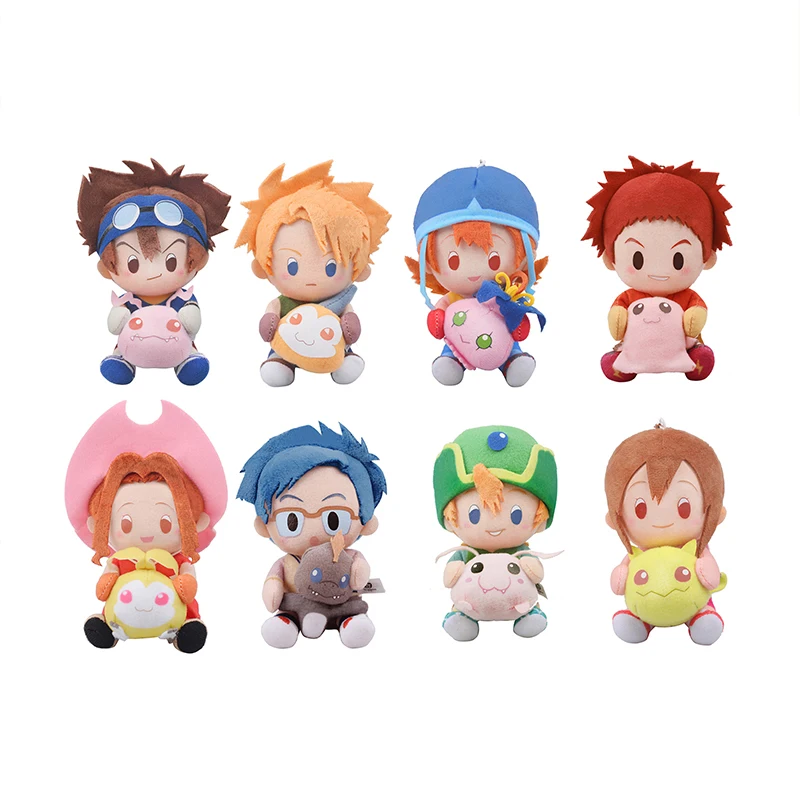 

Digimon Adventure Plush Figures Toys Kids Toy Yagami Taichi Ishida Yamato Plush Sitting Posture Christmas Gift Toy