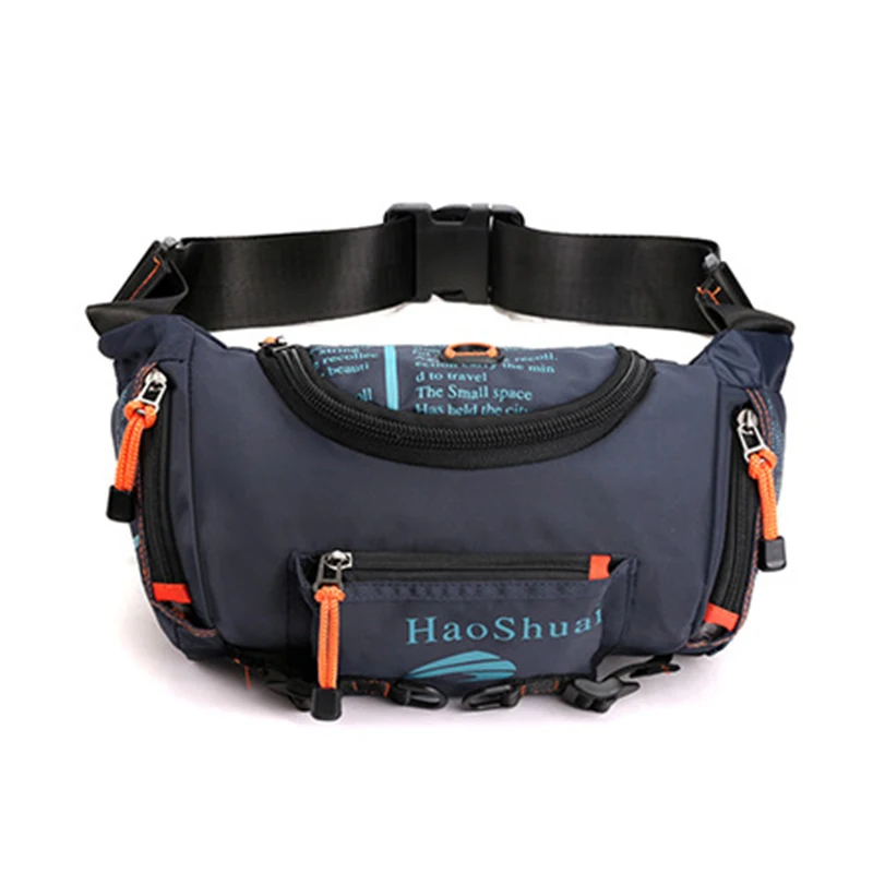 Waterproof Nylon Fanny Pack Bum Hip Sling Chest Bag for Men Travel Military Male Cross body Messenger Belt Waist Pack Bags New