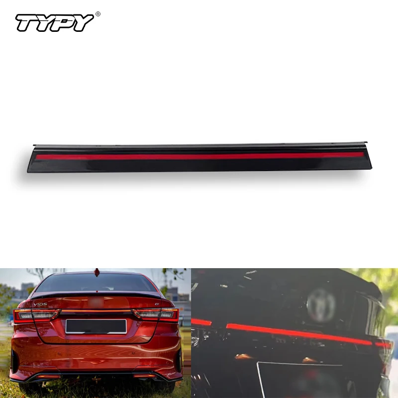 

TYPY Car LED Rear Bumper Lamps For Toyota Yaris Ativ Vios 2022 2023 Brake Light Turn Signal Backup Reflector Lamp Taillights Fog
