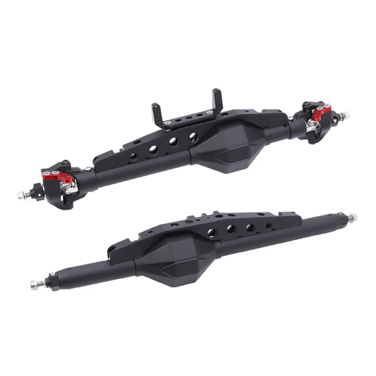 

RCGOFOLLOW CNC Diamond-Shaped Aluminum Front Rear Axle for 1/10 RC Crawler Rock Racer Axial Wraith 90018 RR10 Capra 1.9 UTB