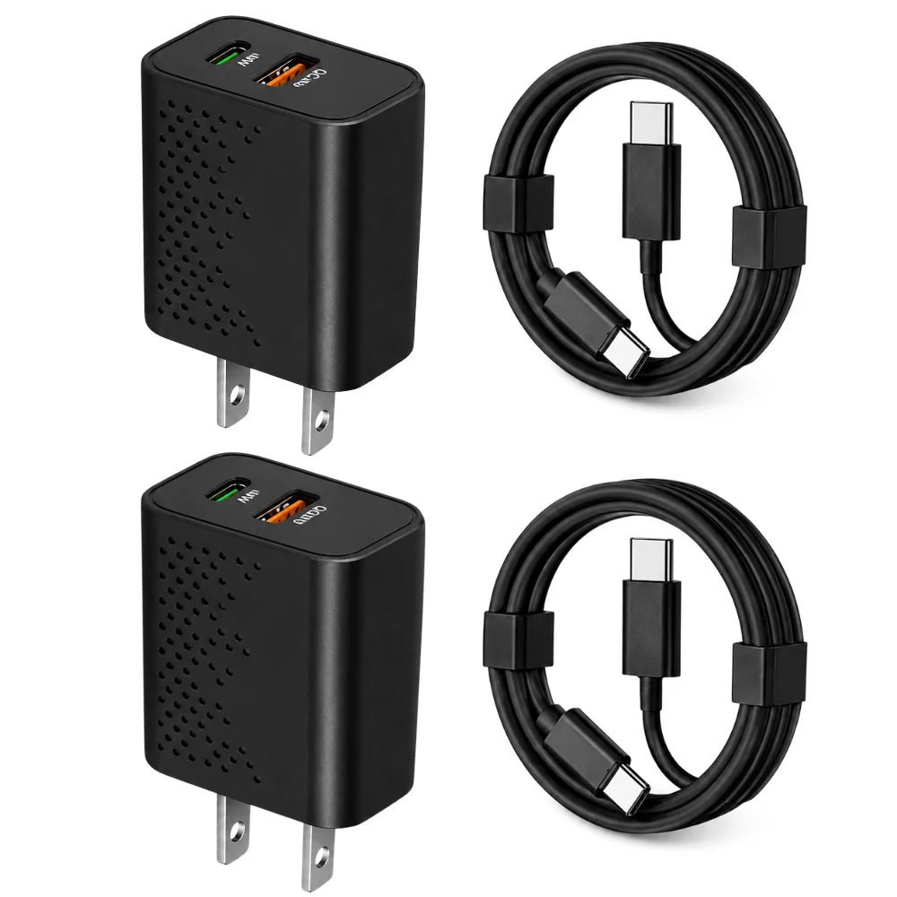 2Pack Type-C Super Fast Charger 35W, 3FT USB-C Cable for Samsung Galaxy S21/S22/S23/S24/S25/S26, Z Flip Z Fold 7/6/5/4/3