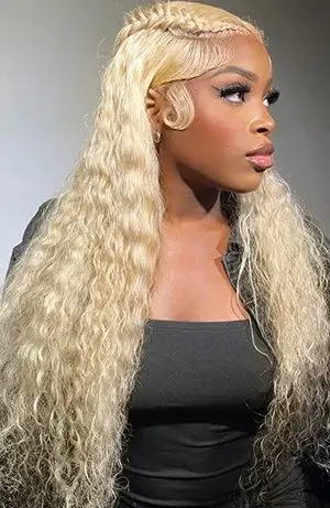 Silkwave Hair Blonde Lace Front Wig 13X6 613 Hd Deep Wave Lace Frontal Wig 13X4 Lace Front Curly Human Hair Wigs For Black Women