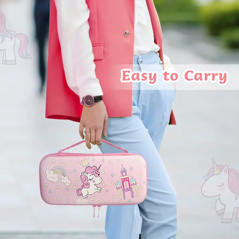 เหมาะสําหรับ Nintendo SWITCH Lite กระเป๋าเดินทางแบบพกพาสาวยูนิคอร์น Boys Galaxy รุ่น NS SWITCH ชุดอุปกรณ์ป้องกัน