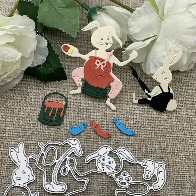 

Rabbit drawing Metal Cutting Dies For DIY Scrapbooking Decorative Embossing Handcraft Die Cutting Template Mold
