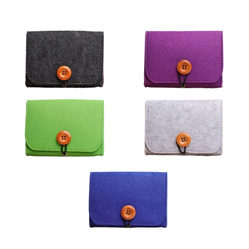 여성용 휴대용 보관 가방, 펠트 케이스, 에센셜 오일 병용 소형 메이크업 가방, 아로마 테라피 보관 정리함, 여행 일상용