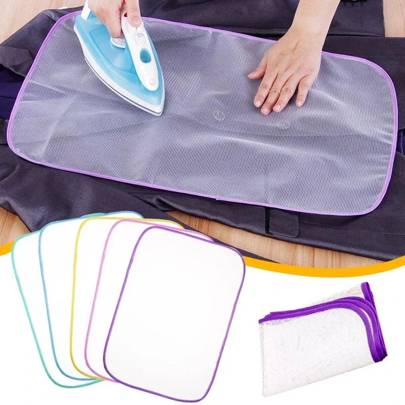 Cloth Protective Press Mat Mesh Insulation Ironing Board Mat Cover Against Pressing Pad Mini Iron Random Colors