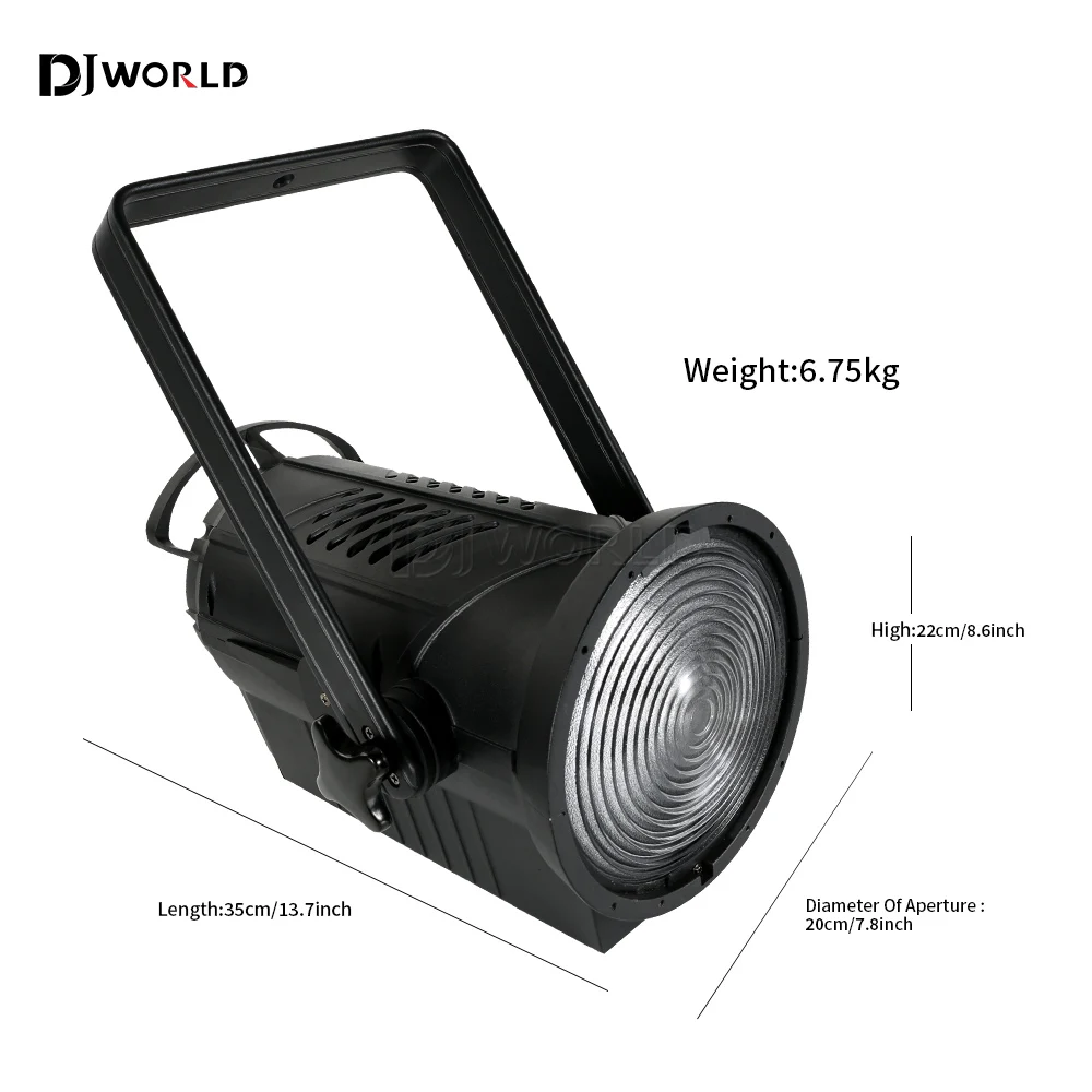 LED 250W Theater Spotlight RGBW 4in1 Focus Stage Lighting Effect Professional DJ Equipment For Theater Nightclub Bar Wedding