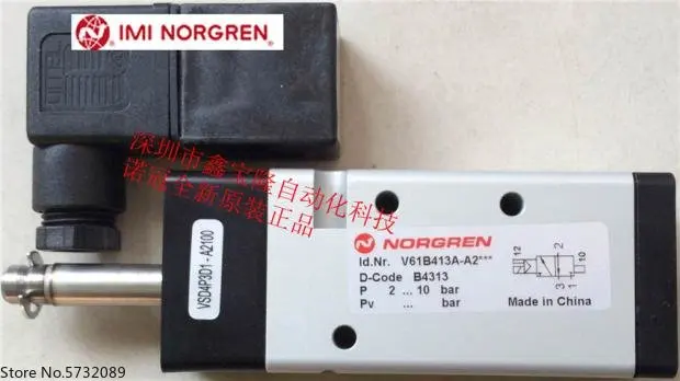 

Electromagnetic valve V61B313A-A2 Germany/valve Norgren cylinder