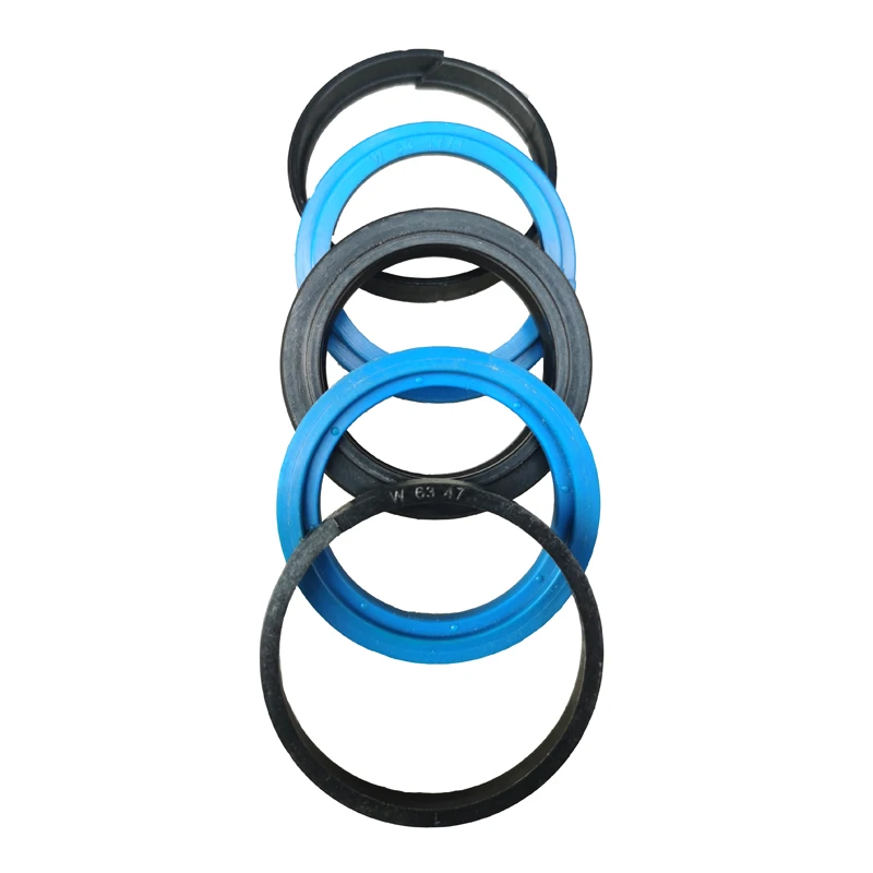 

Подъемное сальник KDAS, пятикомбинированное сальник, уплотнительное кольцо из пяти частей для отверстия поршневого стержня гидравлического цилиндра