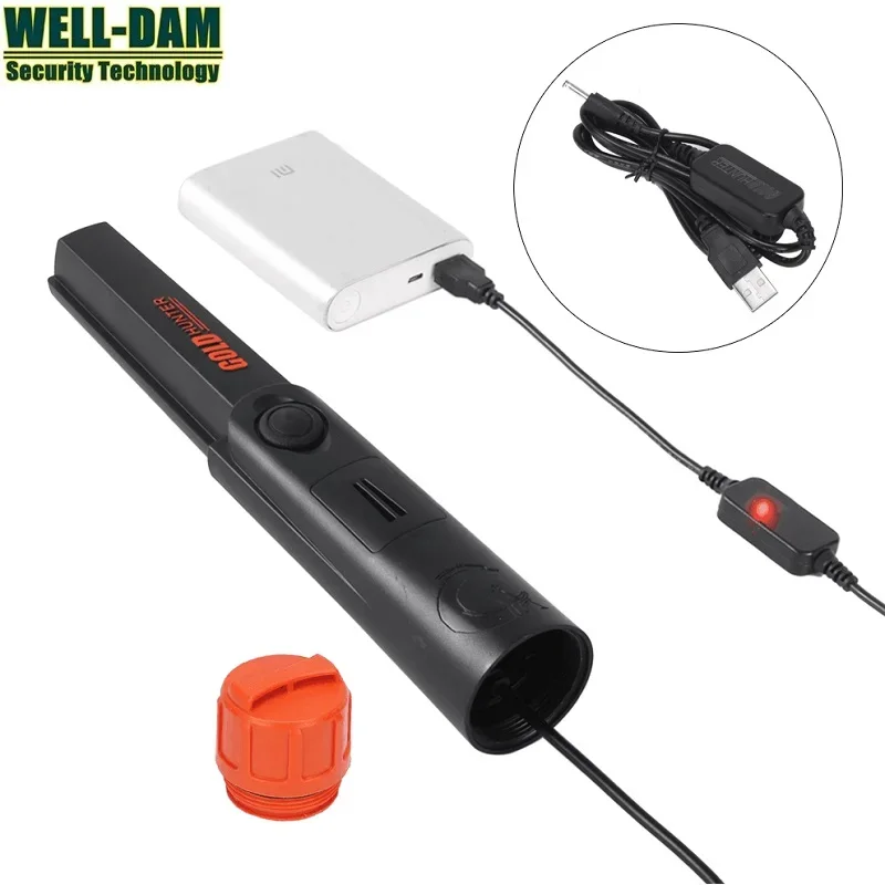 Gold Hunter TMR IP68 Waterproof Pinpointer Metal Detector USB Hand Held Metal Detector Underground Gold Metal Detector