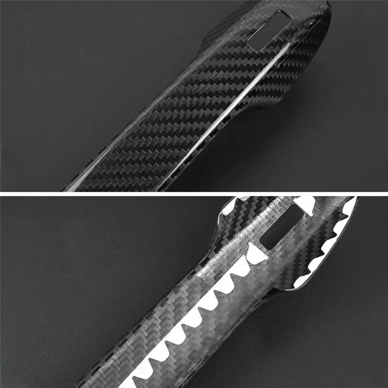 

NEW-Car Door Handle Decoration Trim Cover Real Hard Carbon Fiber Accessories For Subaru BRZ Toyota GR86 2022+