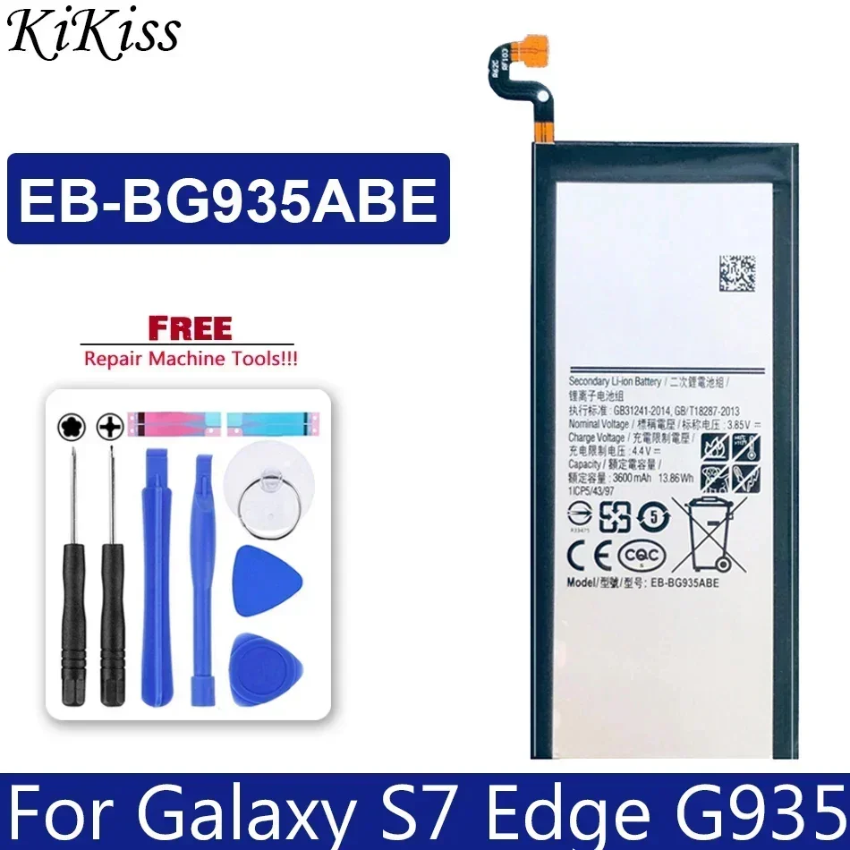 3600mAh EB-BG935ABE EB-BG935ABA Phone Battery For Galaxy S7 Edge G935 G9350 G935F G935FD G935W8 S7 Edge