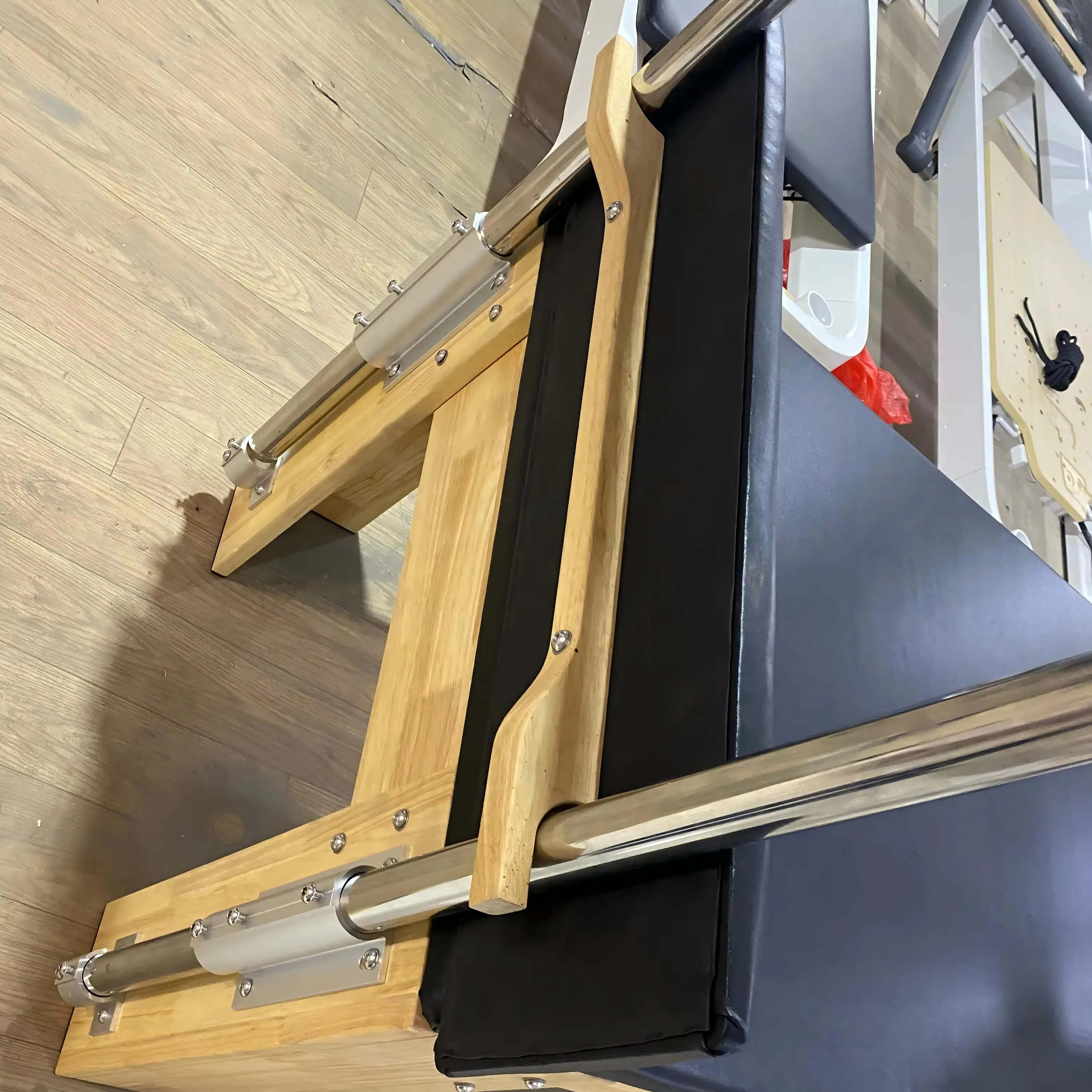 Professional Commercial Yoga Training Exercise Home Fitness Oak Pilates  Reformer Equipment - view 6