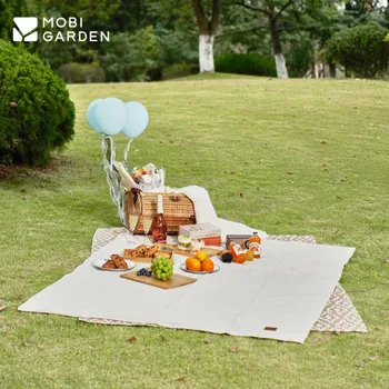 MOBI GARDEN Picnic Mat Folding Canvas Ultralight 2kg Parent-child Outdoor Grass Moisture-proof Portable Camping Sleeping Mat