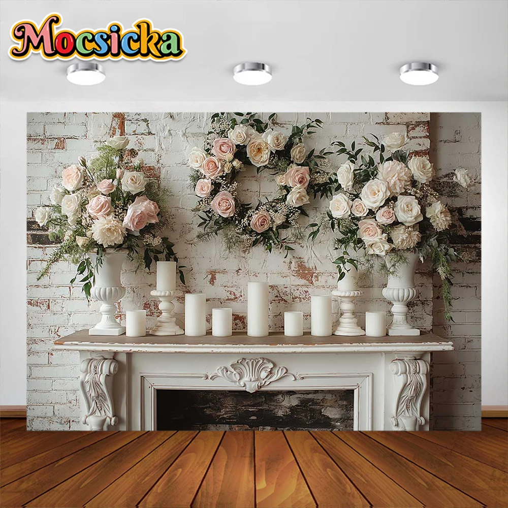 Musim semi Bohemian latar belakang fotografi Pampas dekorasi rumput anak perempuan potret pesta bersalin bunga Antik tirai foto latar belakang