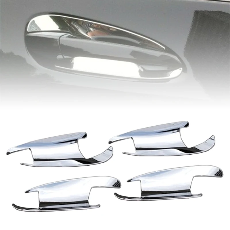 For Mercedes C Class W204 For GLK Class X204 ML W166 Class For GL Class X166 Cup Insert Door Handle Bowl Chrome Cover Trim