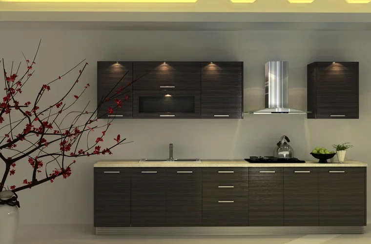 Hanging Melamine Board Kitchen Cabinet Designs Oppein Modular Modern 2024