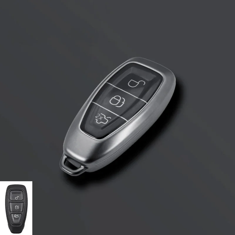 

TPU Car Smart Key Case Cover For Ford Focus C-Max S-Max Galaxy Mondeo MK3 MK4 Fiesta Fusion Kuga Ecosport Protect Fob