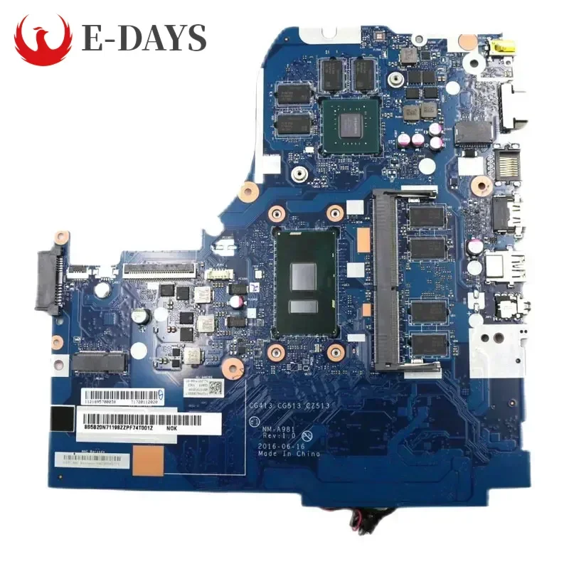 Imagem -01 - Placa-mãe do Portátil para Lenovo Ideapad 31014ikb Nm-a981 Mainboard I57200u Cpu Dis 2gl4g 100 Testado ok placa mae do portatil para lenovo ideapad 31014ikb nm a981 mainboard i57200u cpu dis 2gl4g 100 testado ok 01
