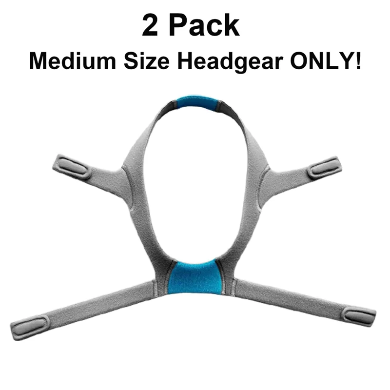 

2-Pack Replacement Headgear Strap For N20 Nasal Pillow CPAP Mask, CPAP Headgear Compatible With N20, Adjustable Headband