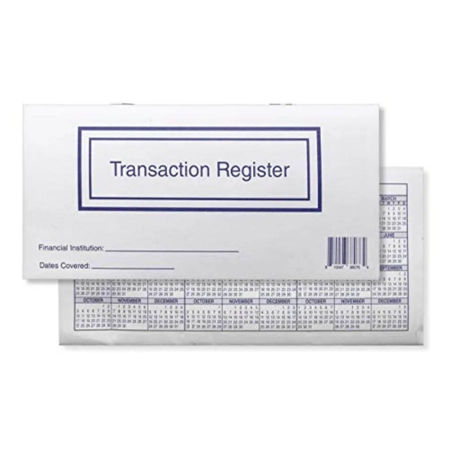 

Checkbook Registers for Persol Checkbook Transactions Ledgers Pack of 10 2026/2027/2028