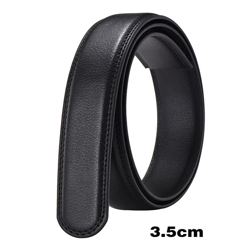 الرجال النساء 2.4 2.8 3.0 3.5 سنتيمتر حزام عريض لا مشبك للإبزيم التلقائي عالية الجودة بولي أحزمة جلدية الجسم الأشرطة دون مشبك #3