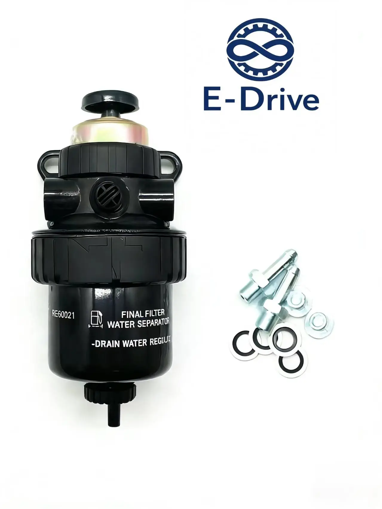 

Топливный фильтр с водоотделителем RE67225 RE60021 для двигателей John Deere 3029 4045, экскаваторов-погрузчиков и мини-погрузчиков