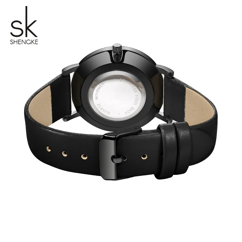 นาฬิกาสายหนังที่ทันสมัยและสร้างสรรค์ใหม่สำหรับผู้ชายและผู้หญิง นาฬิกาควอทซ์ที่ทันสมัย เหมาะสำหรับทั้งสองเพศ