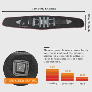 Heck -Wärme -Stützriemen mit einstellbarer Temperatur, Taille der Klammer, Bauchheizung, Lendenstütze, 3. Gang 10 Hauptverkäufe Baby Thermalband Baby - №7